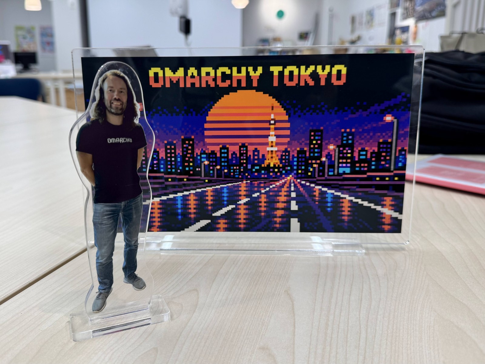 完成したOmarchy Tokyoのアクリルスタンド